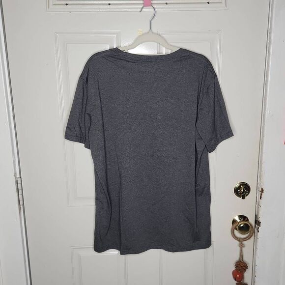 Hybrid apparel Oh Snap gingerbread man gray tshirt men's size xl - Picture 2 of 2